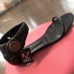 Italian sandals,black,size 9